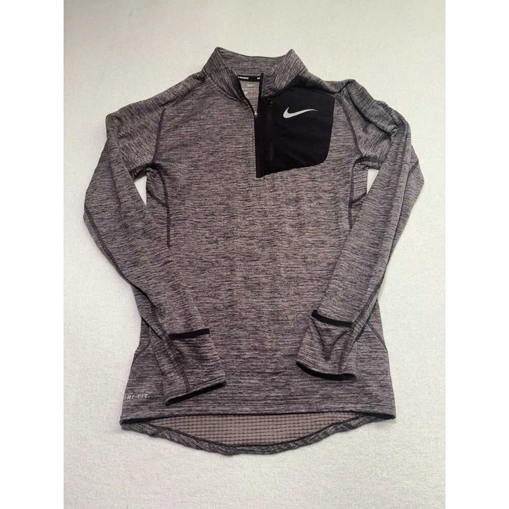 Nike Dri-FIT Top Women’s  1/4 Zip Running Pullover long sleeve-S